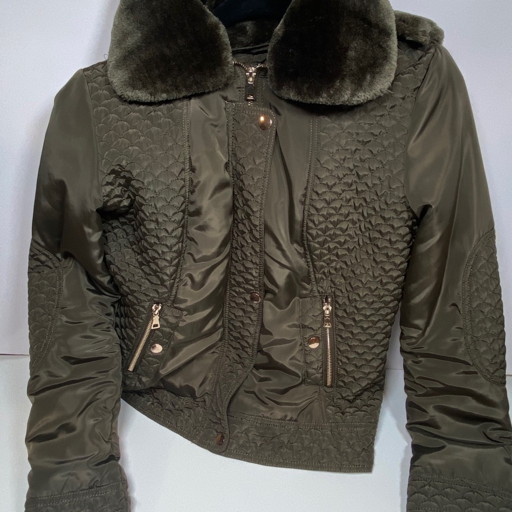 New. Black Rivet Women’s Length Hooded Jacket